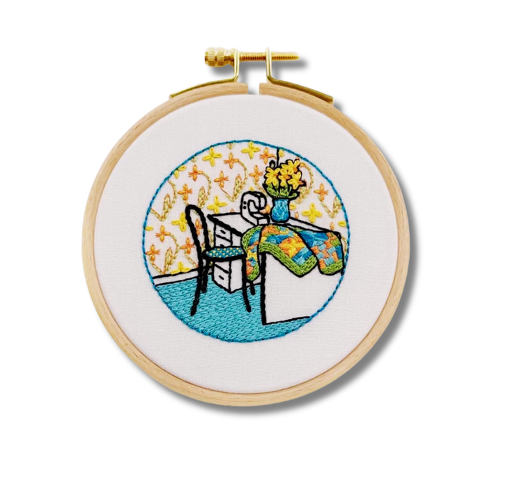 March Daffodil Sewing Room Embroidery Kit