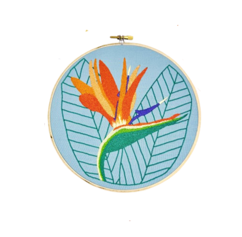 Birds of Paradise Embroidery Kit
