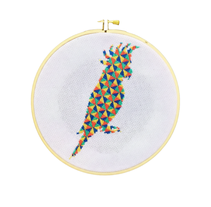 Motley Cockatoo Counted Cross Stitch Kit