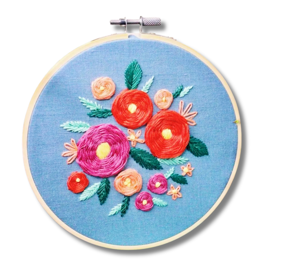 Rose Garden Embroidery Kit