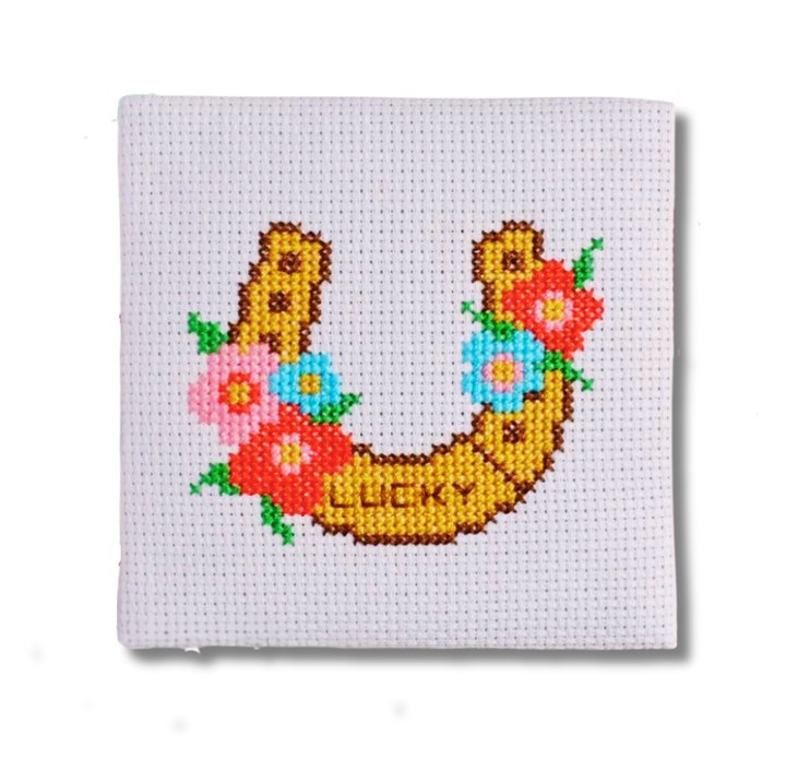 Lucky Horseshoe Mini Cross Stitch Kit