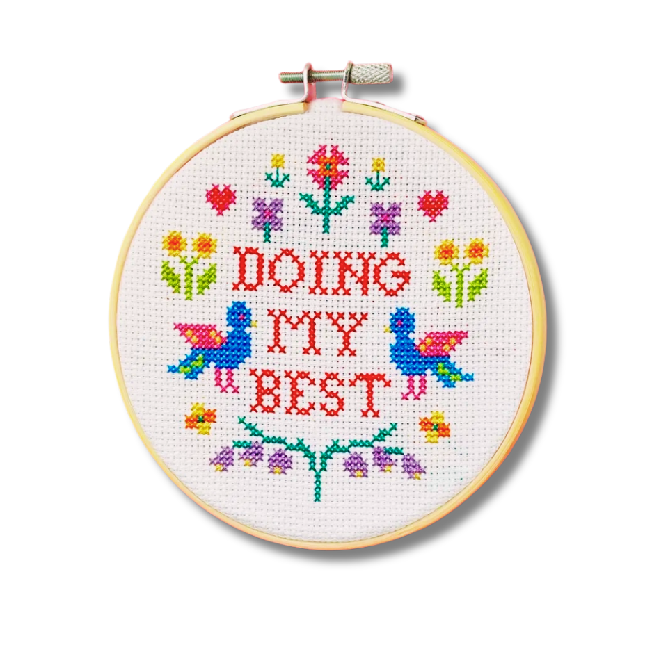 Doing My Best Cross Stitch Kit