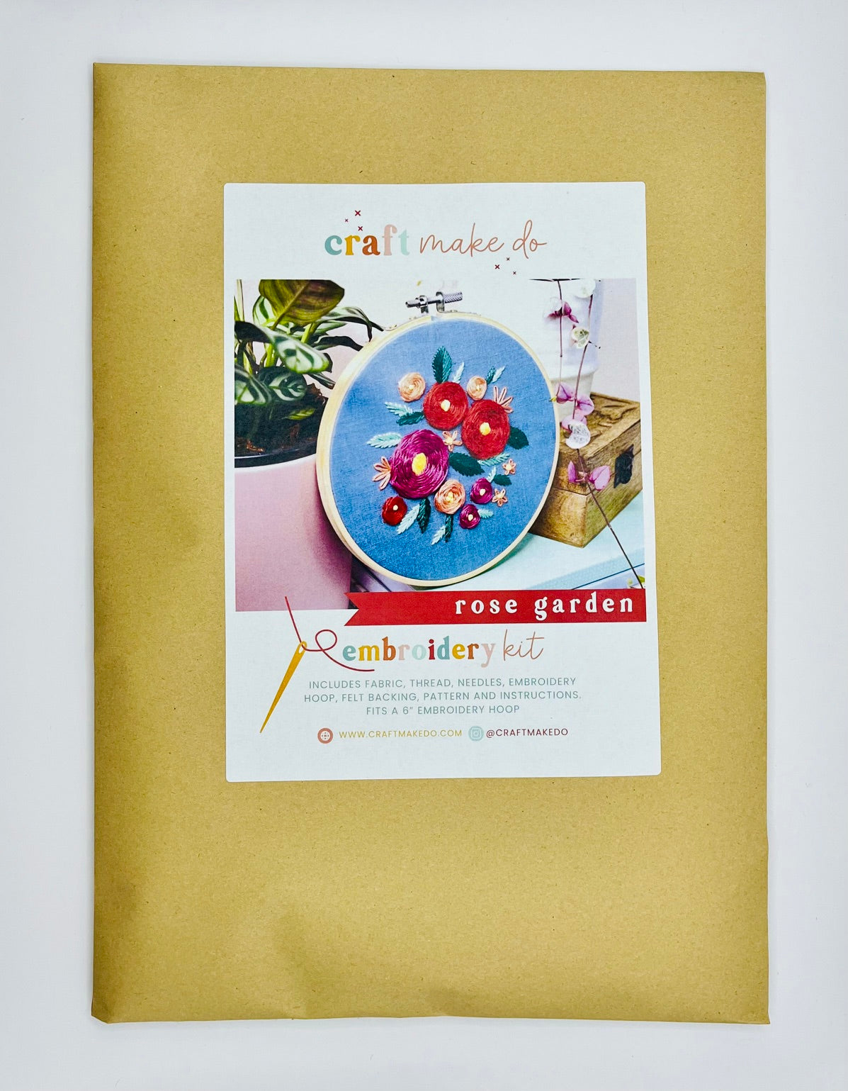 Rose Garden Embroidery Kit