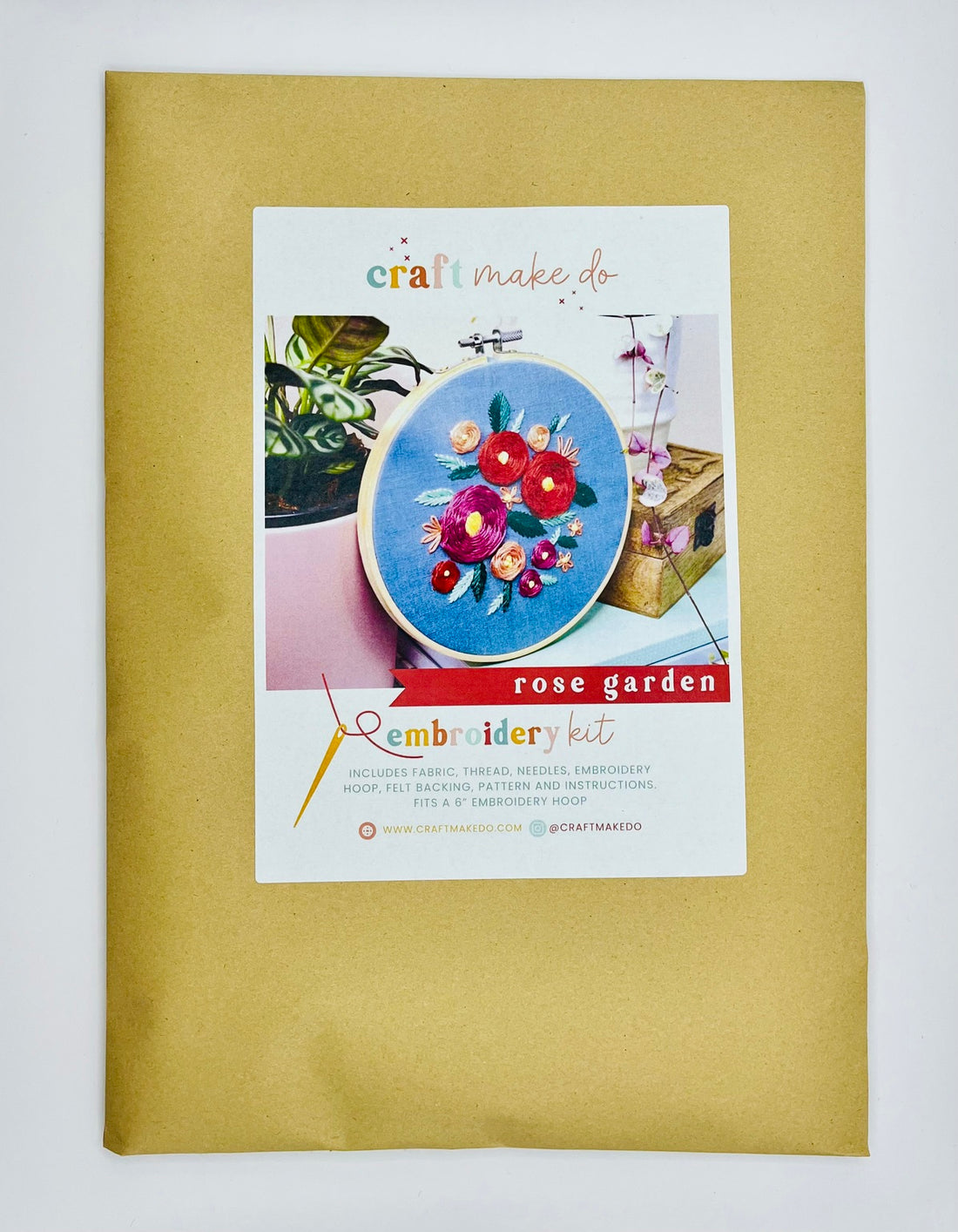 Rose Garden Embroidery Kit