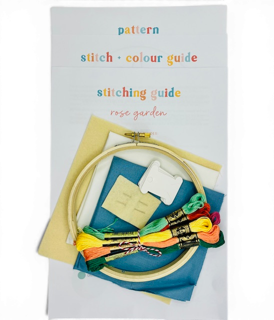 Rose Garden Embroidery Kit