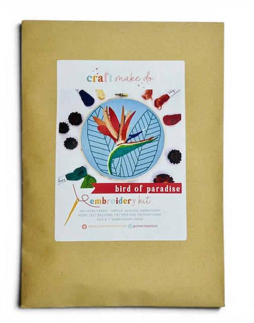 Birds of Paradise Embroidery Kit
