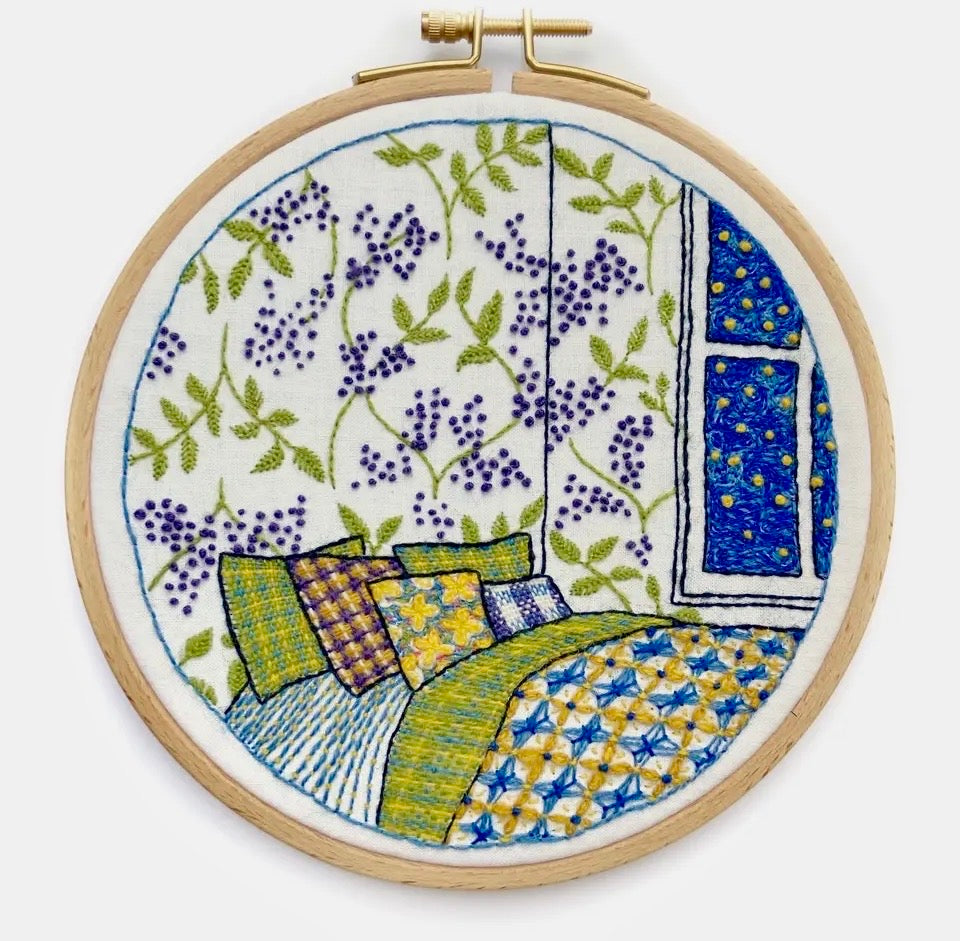 Lilac Bedroom Embroidery Kit