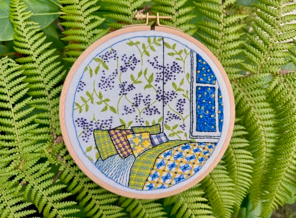 Lilac Bedroom Embroidery Kit