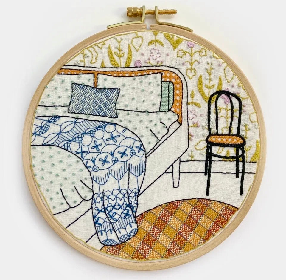 Peaceful Bedroom Embroidery Kit