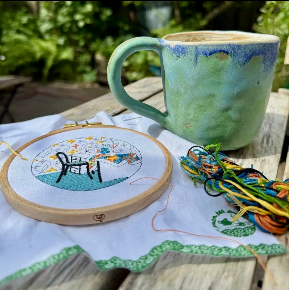 March Daffodil Sewing Room Embroidery Kit