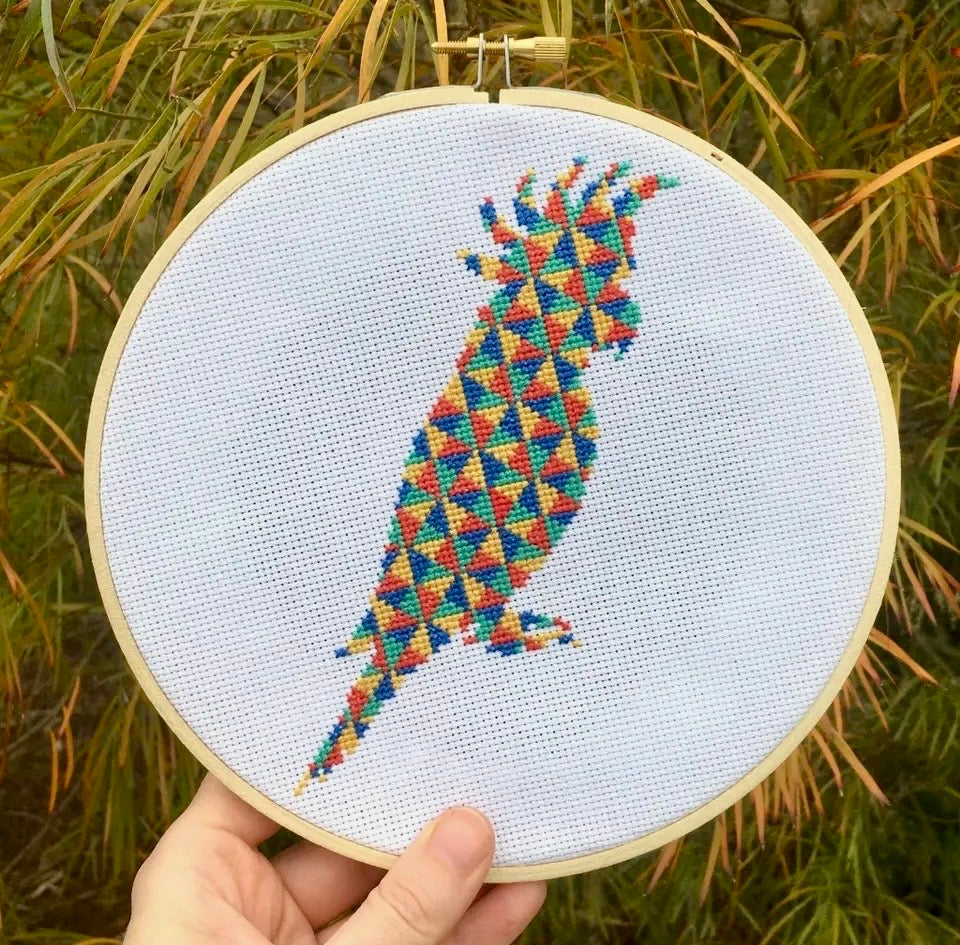 Motley Cockatoo Counted Cross Stitch Kit